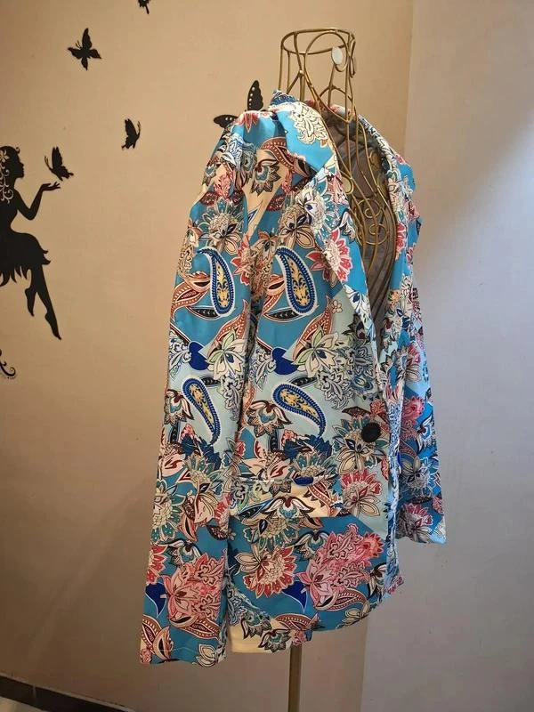 Blazer leve estampado - Feito na Itália – photo 2